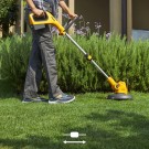 Batteridrevet gressklipper Collector 136e Kit + kantklipper og 2 batterier thumbnail