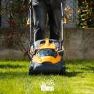 Batteridrevet gressklipper Collector 136e Kit + kantklipper og 2 batterier thumbnail