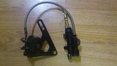 Bremsesett bak, komplett til cross / dirtbike